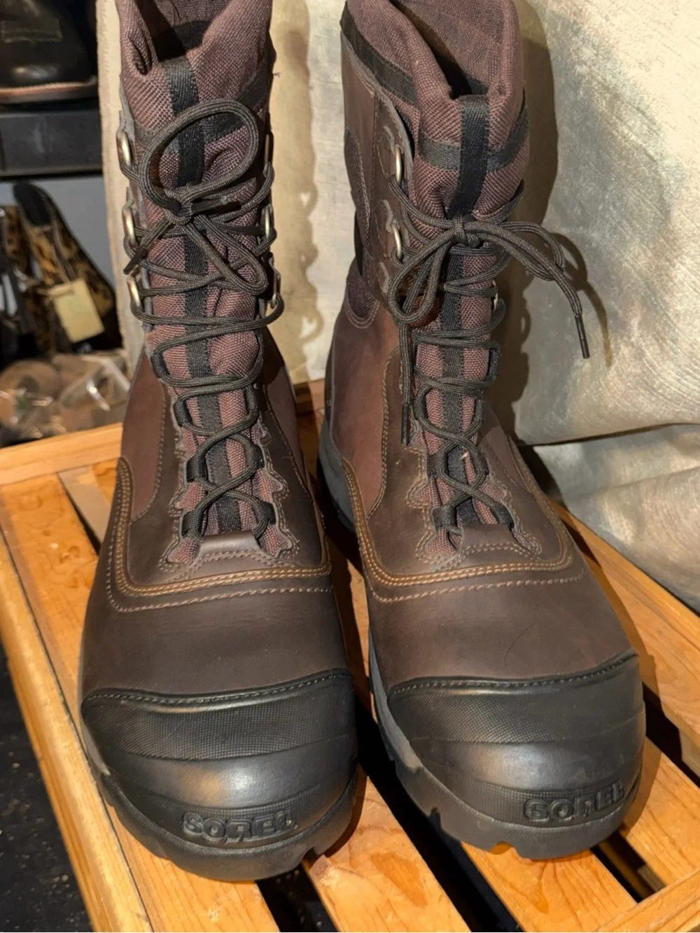 Sorel Men's Full Tilt 09 Waterproof Boots Thinsulated NM1486-287 Brown Size 15D